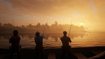 Red Dead Redemption 2, Fishing HD wallpaper
