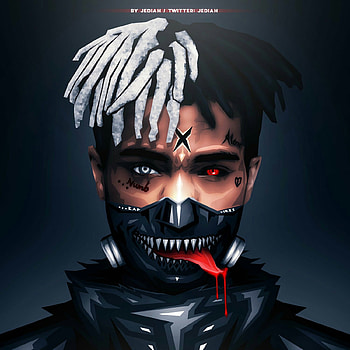 X*XTENTACION, anime HD phone wallpaper
