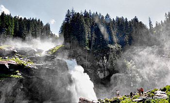 krimmler falls, natur, waterfalls, austria, krimml HD wallpaper