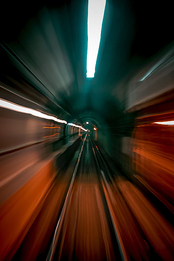 Miscellanea, Miscellaneous, Traffic, Movement, Blur, Smooth, Long Exposure, Speed, Tunnel HD phone wallpaper
