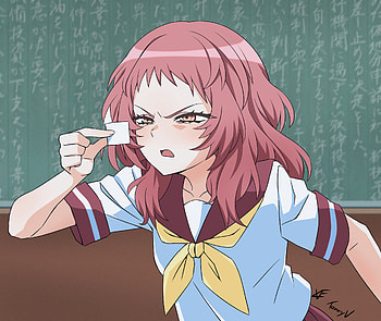 Ai Mie’s Determined Glare – Anime from The Girl I Like Forgot Her Glasses, Ai Mie (The Girl I Like Forgot Her Glasses), Anime, The Girl I Like Forgot Her Glasses HD wallpaper