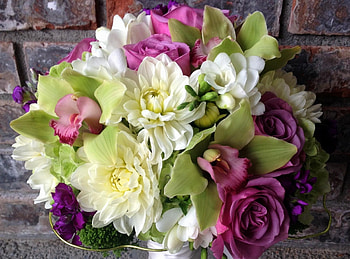 Flowers, Roses, Chrysanthemum, Bouquet, Color, Orchids HD wallpaper