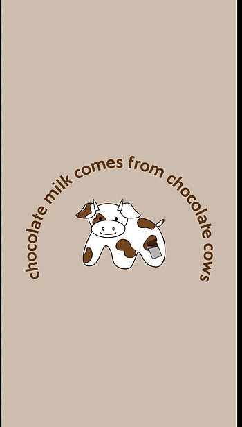 Chocolate cow, art HD phone wallpaper