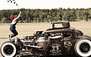 Bottrop Kustom Kulture, Hot Rod HD wallpaper