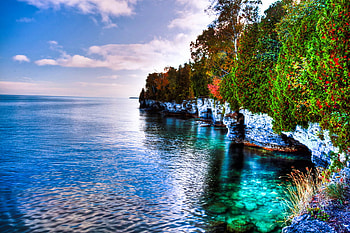 natural_saturation, natural, trees, colors, nature, nice, beach HD wallpaper