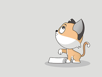 Art, Cat, Bowl, Nice, Sweetheart HD wallpaper