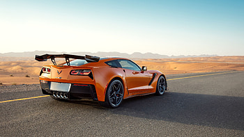2018 ZR1 Rear View, Corvette HD wallpaper