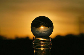 Ball Sunset, cool, , ball, sunset HD wallpaper