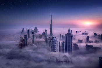 The Sentinel Dubai, City, Burj Khalifa, Cityscape HD wallpaper