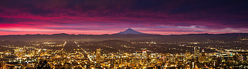 Portland Skyline, Dual monitor , High-definition collection, page HD wallpaper