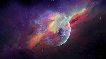 Color Planet , planet, artist, artwork, digital-art, deviantart HD wallpaper