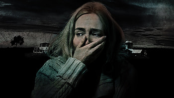 A Quiet Place, Suspenseful thriller, Chilling backdrops, Intriguing storyline HD wallpaper