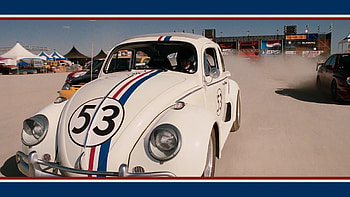 Herbie movies, Volkswagen Beetle, Sun roof, Lindsay Lohan HD wallpaper