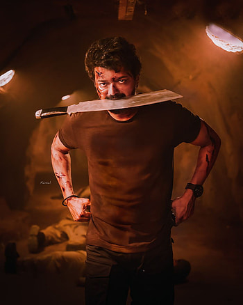 Beast Vijay, chest, elbow, thalapathy, master HD phone wallpaper