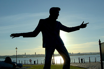 Billy Fury sculpture, Rock and Roll Dance HD wallpaper