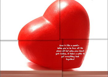 red heart, love, red, passion, heart, declaration HD wallpaper