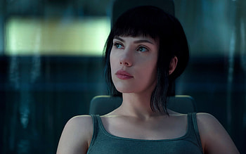 Scarlett Johansson in Ghost in the Shell 2017 HD wallpaper