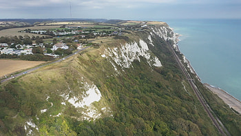 White Cliffs of Dover, Iconic landmark, Sale, Property listing HD wallpaper