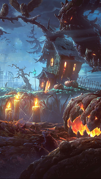 Halloween views HD phone wallpaper