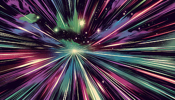 Warp Speed: Stunning Ultra, Warp Speed, space, Abstract, colorful HD wallpaper