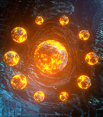 Bright, 3D, Glow, Balls, Sphere, Spheres HD phone wallpaper