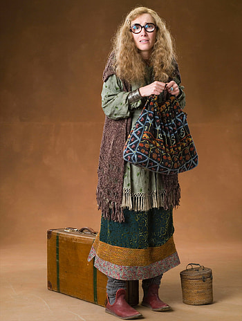 Sybill Trelawney portrait, Harry Potter fan zone, Mysterious seer, Divination class HD phone wallpaper