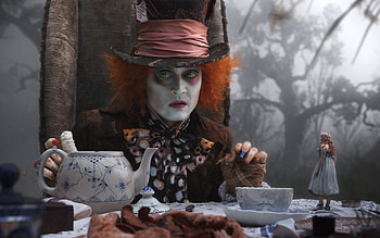 Johnny Depp, Mad Hatter, , Background HD wallpaper