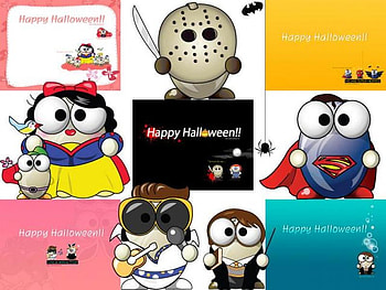 Halloween, funny HD wallpaper