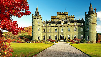 Inveraray Castle, United Kingdom HD wallpaper