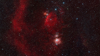 Red Black Nebula Stars Galaxy Space Constellations Sky Background Space HD wallpaper