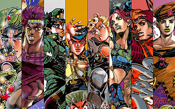 Jo-Jo's Bizarre Adventure, jo jo, adventure, anime, bizarre HD wallpaper