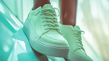 Pastel Green Aesthetic Shoe -, shoe, pastel, green aesthetic HD wallpaper