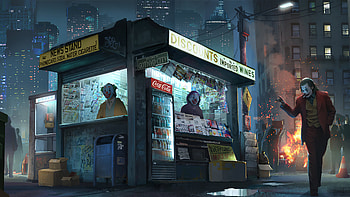 Joker Walking, joker-movie, joker, superheroes, supervillain, artstation HD wallpaper