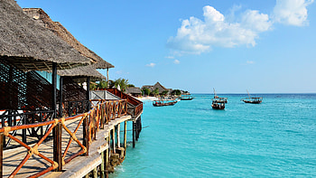 Zanzibar beach , Tropical beauty, background, Coastal escape HD wallpaper