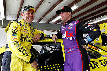 Denny Hamlin, Matt Kenseth HD wallpaper