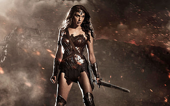 Wonder Woman In Batman Vs Superman, wonder-woman, movies, batman, superman, super-heroes, batman-vs-superman HD wallpaper