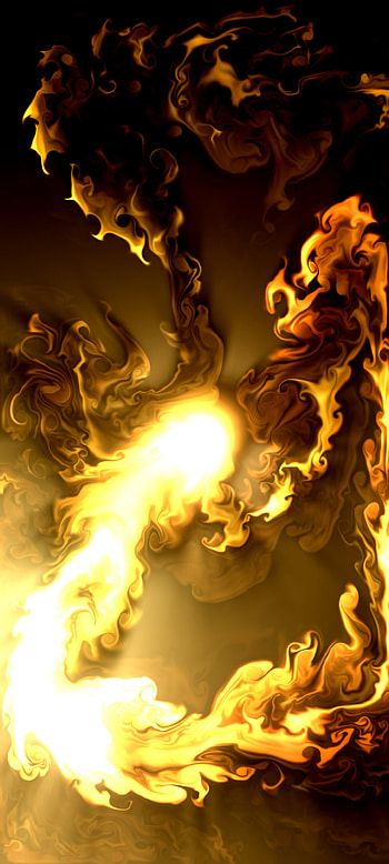 Abstract, heat, art, flame HD phone wallpaper