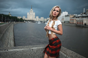 Braided Hair Girl , girls, model HD wallpaper