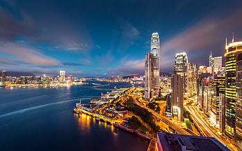 Hong Kong, night, Kong, Hong, city, light, 2016 HD wallpaper