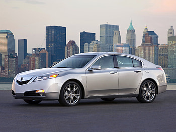 Auto, Acura, Cars, City, Lights, Asphalt, Side View, Style, Akura, 2008, Tl, Silver Metallic HD wallpaper