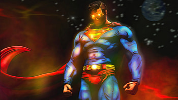 Original Superman, superman, superheroes, artist, artwork, digital-art, artstation HD wallpaper