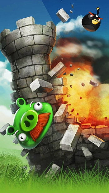 Angry Birds, Game, Island HD phone wallpaper
