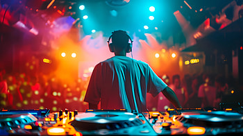 Night club party - DJ 6, nightclub, party, DJ, music, dancing HD wallpaper