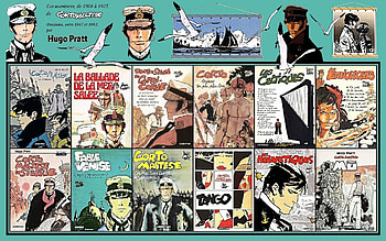 Corto Maltese, boat, colored, awesome, , colors, hugo pratt, famous, nice, pratt, corto, ocean, white, other, france, bd, collages, drawing, comics, blue, colorful, great, cartoon, black, fun, seagull, collage, cartoons, adventures, amazing, stunning, sea, entertainment, comic, beautiful, adventure, cool, funny HD wallpaper