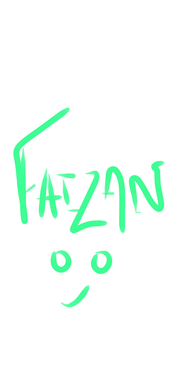 Faizan, electric blue, handwriting, name, Islamic, Muslim HD phone wallpaper