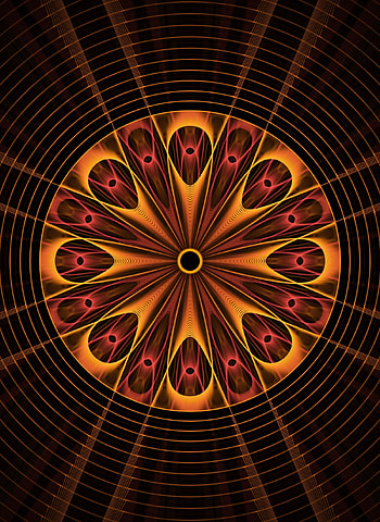Abstract, Circles, Lines, Fractal, Digital HD phone wallpaper