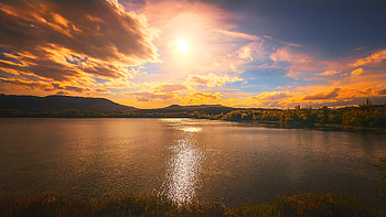 landscape, sunset HD wallpaper