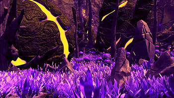 Alien Planet Hildarkin, space, ultraviolet, planet, alien HD wallpaper