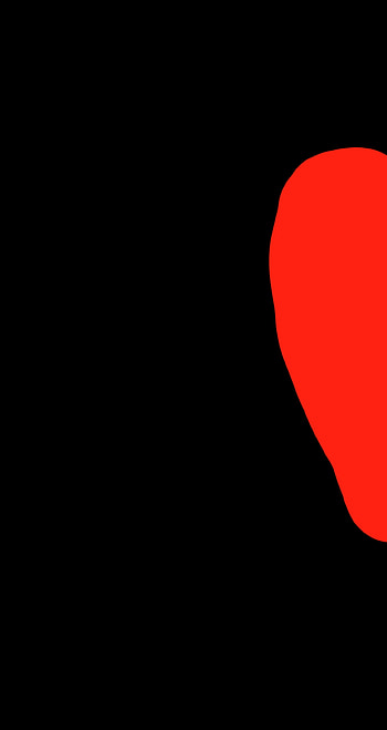 Right half heart, heat, electric blue HD phone wallpaper