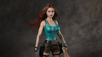Classic Tomb Raider Art, tomb-raider, games, artist, artwork, digital-art, fantasy, deviantart HD wallpaper
